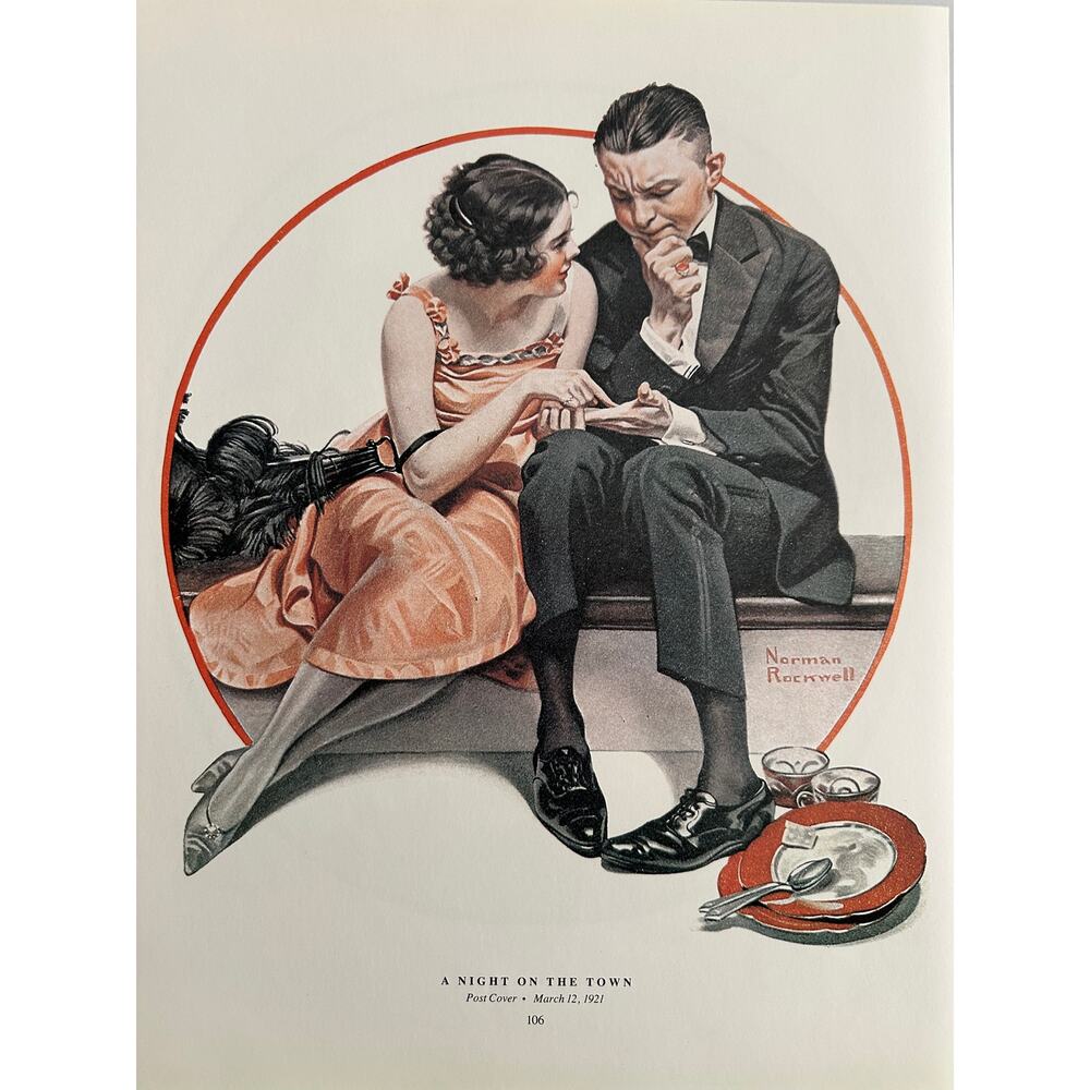 Norman Rockwell, On The, High Seas, Kitchen Prep, January 1921, A Night, On The